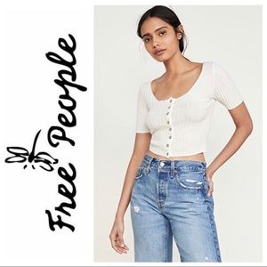 SOLD Free People Little Cutie Cardi Top
